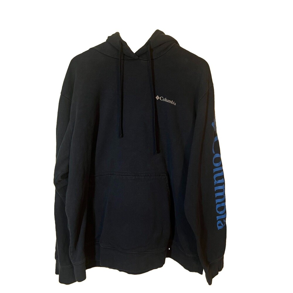 Columbia Men's Blue Hoodie Sweatshirt - Size XXL